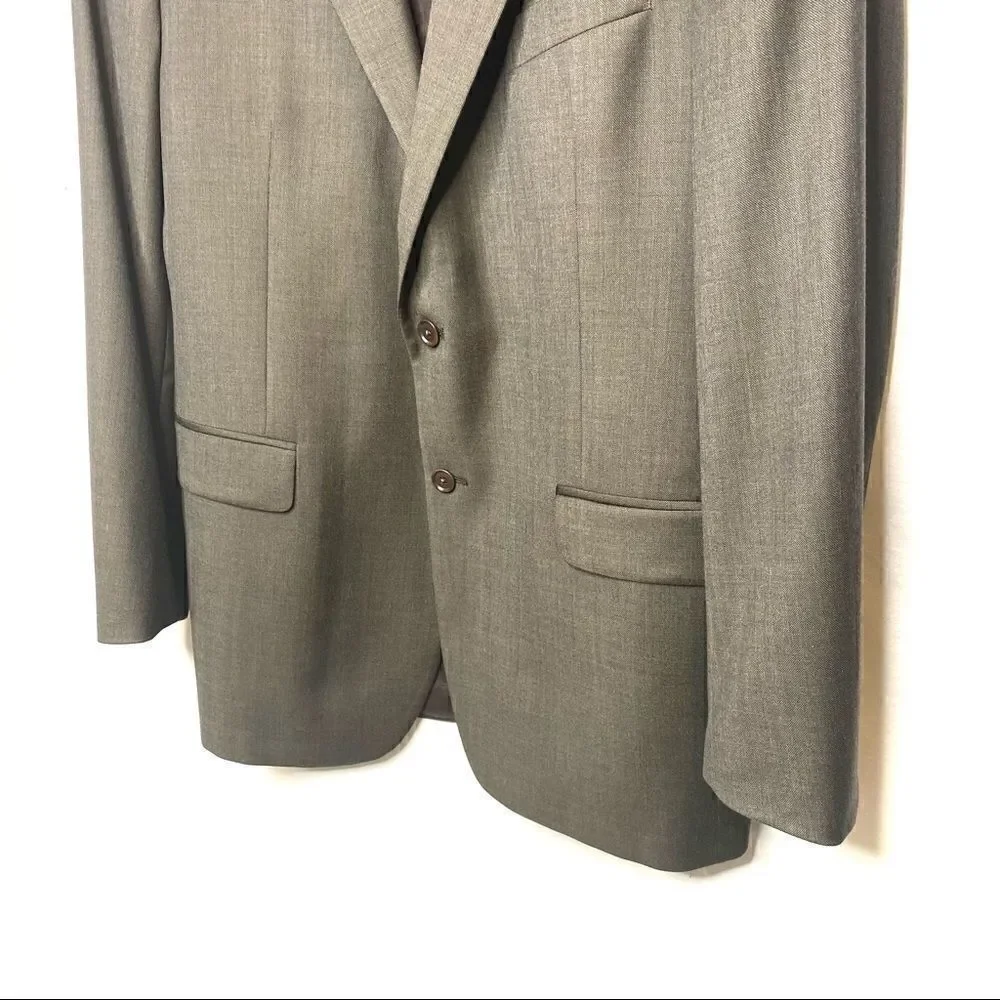 Brooks Brothers 346 brown wool 2 button sport coat size 42L